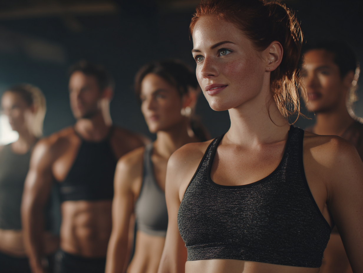 Тренер працює з клієнтом